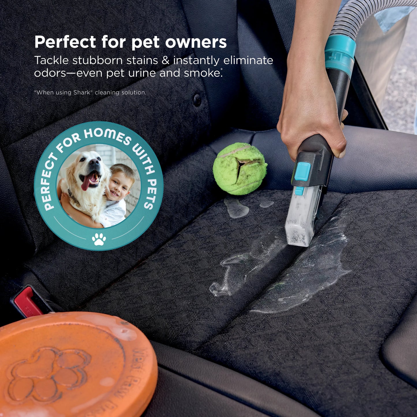 Shark StainStriker HairPro Portable Spot & Stain Cleaner, Deep Upholstery & Carpet Washer, Model PX251