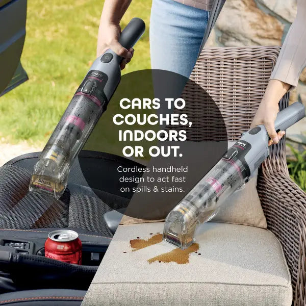 Shark StainForce HX104 Cordless Portable Spot & Stain Cleaner, Handheld Deep Stain Remover for Carpet, Upholstery, Car Interior, Pet Spills & Household Accidents