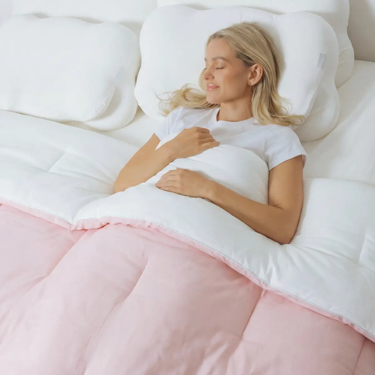 Mellow Sleep MarshMellow Comforter, Double‑Stuffed Ultra‑Soft A‑Class Fabric, Heat‑Adaptive Vegan Fill, OEKO‑TEX Certified, Machine Washable, Solves Night‑Time Overheating & Sweaty Sleep