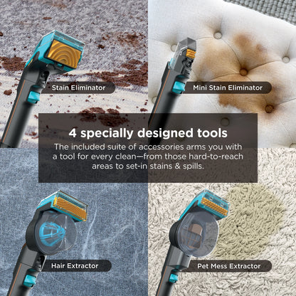 Shark StainStriker HairPro Portable Spot & Stain Cleaner, Deep Upholstery & Carpet Washer, Model PX251