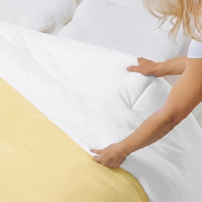 Mellow Sleep MarshMellow Comforter, Double‑Stuffed Ultra‑Soft A‑Class Fabric, Heat‑Adaptive Vegan Fill, OEKO‑TEX Certified, Machine Washable, Solves Night‑Time Overheating & Sweaty Sleep
